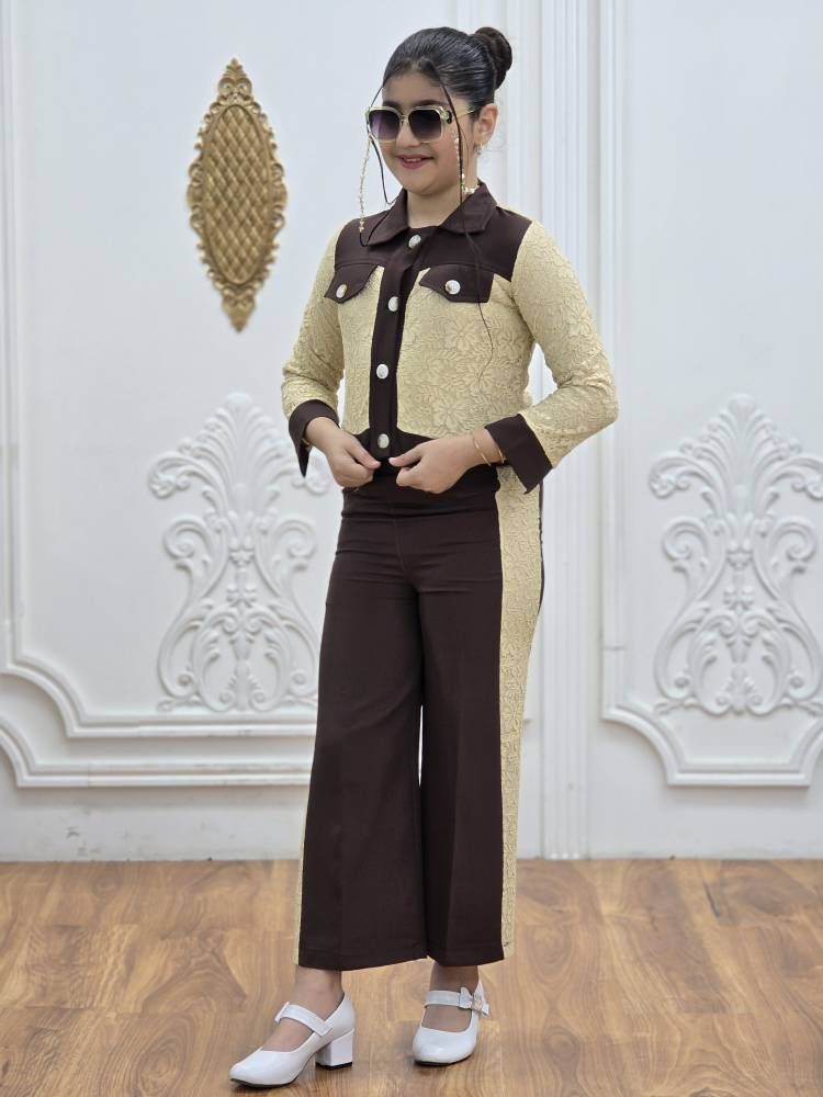 شومیز شلوار طرح گیپور