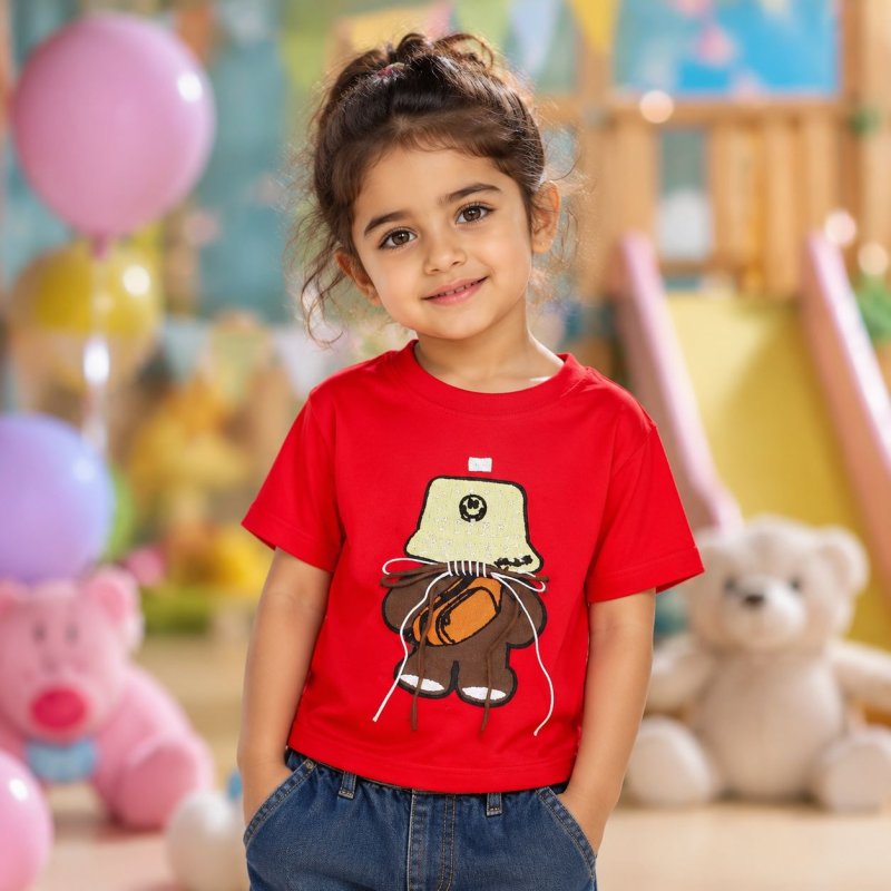 تیشرت بچگانه تدی کلاهدار