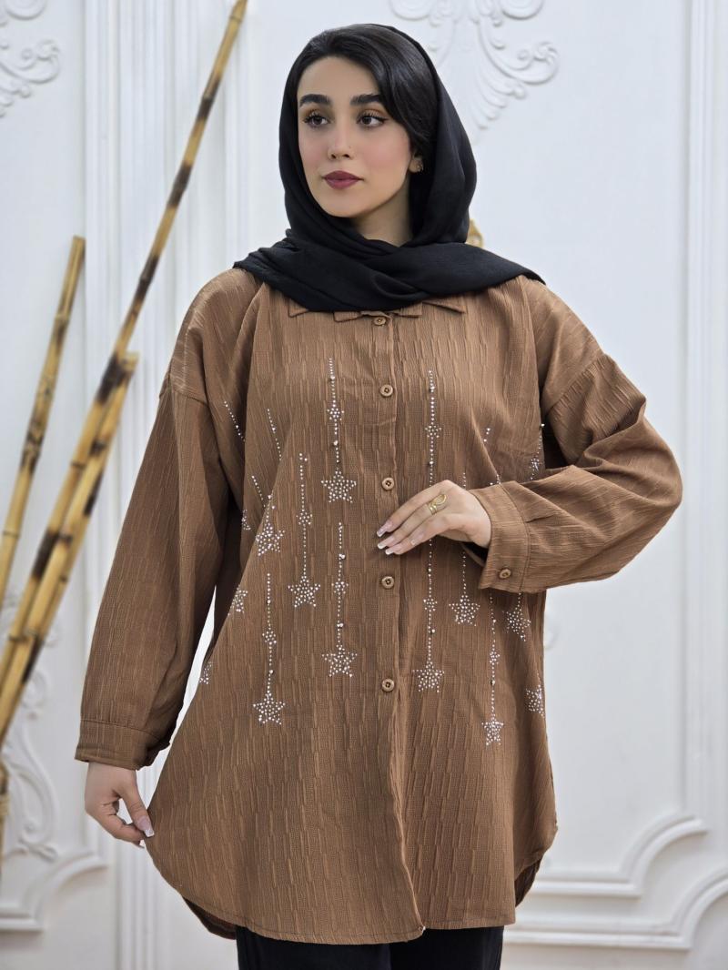 مانتو نگینی طرح ستاره