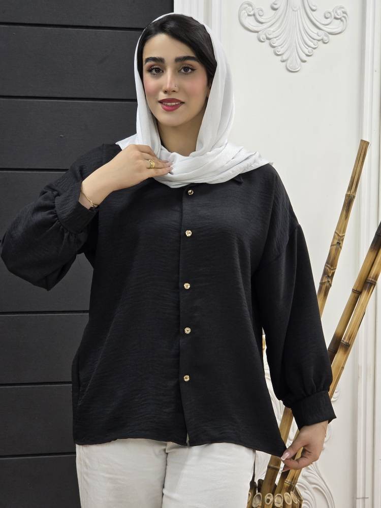 شومیز باکسی صوفیا ( مشکی )