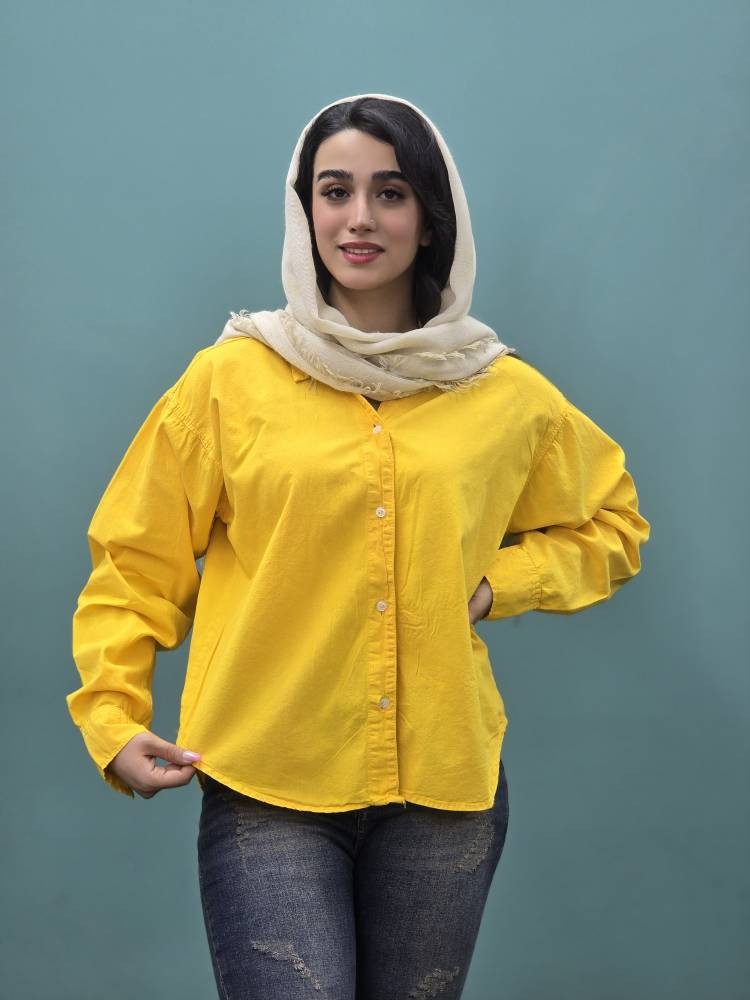 مانتو کتان تک رنگ