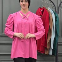شومیز الیزه یقه بندی
