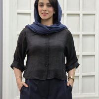 شومیز شیشه ای پشت بلند