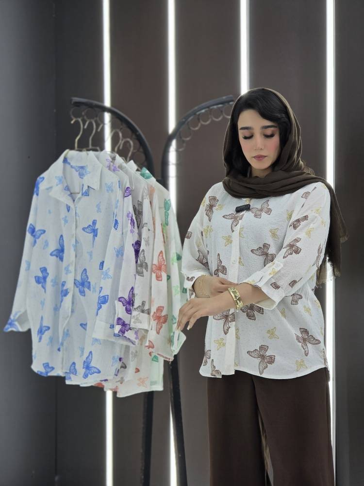 شومیز پروانه ای اکلیلی