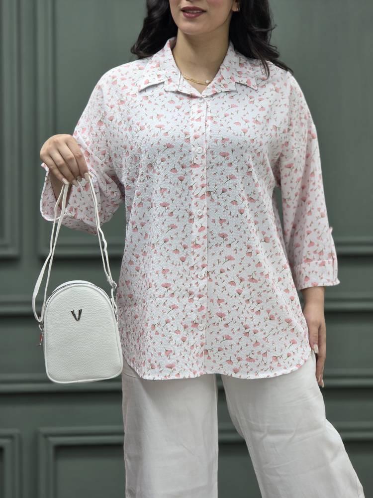 شومیز گلدار