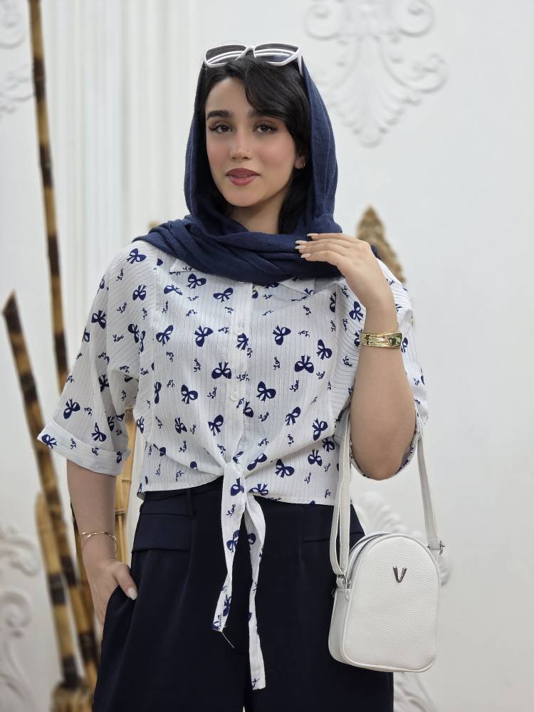 شومیز پاپیونی دمپا گره