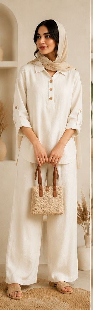 ست شومیز شلوار یقه انگلیسی
