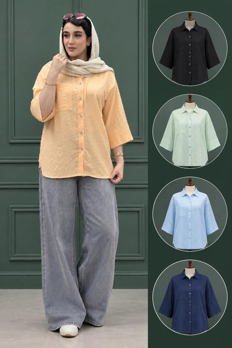 شومیز آیوا تک جیب